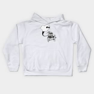 Clyde's on the Move! Black & White Kids Hoodie